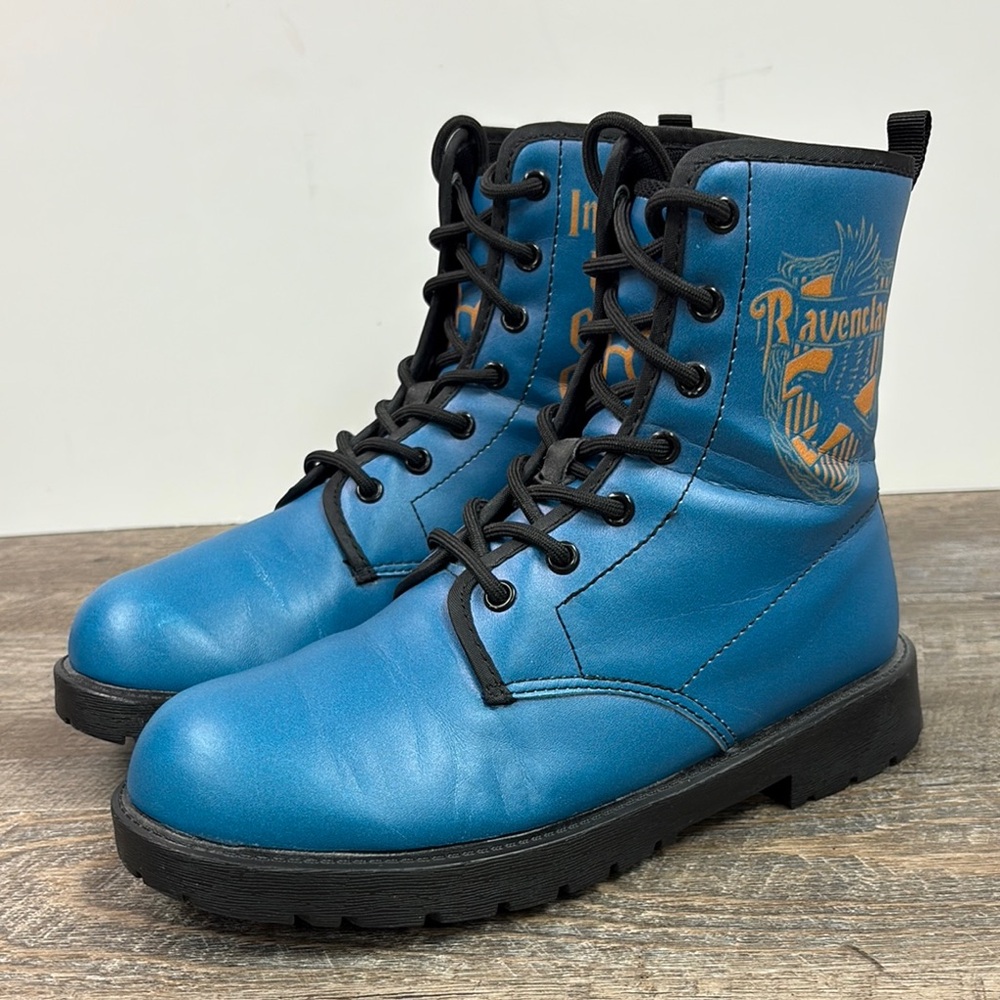 Harry Potter Ravenclaw ‘Intelligence Wisdom Creativity Originality’ Combat Boots
